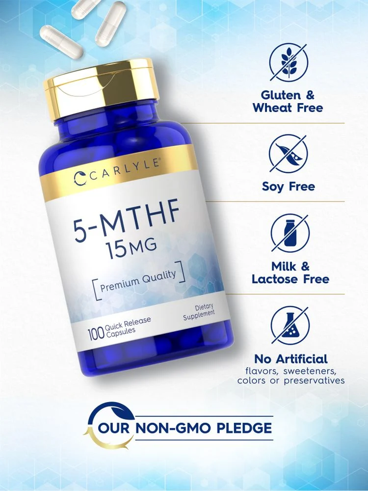 5-MTHF 15mg | 100 Capsules - Image 5