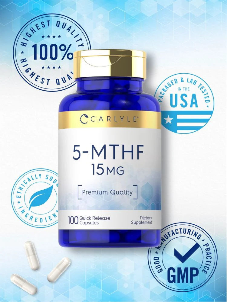 5-MTHF 15mg | 100 Capsules - Image 6