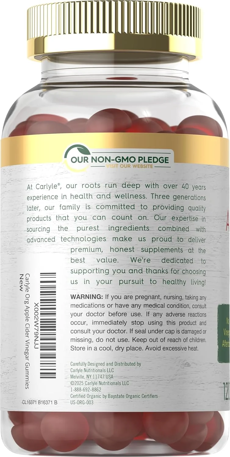 Apple Cider Vinegar | 120 Gummies - Image 3
