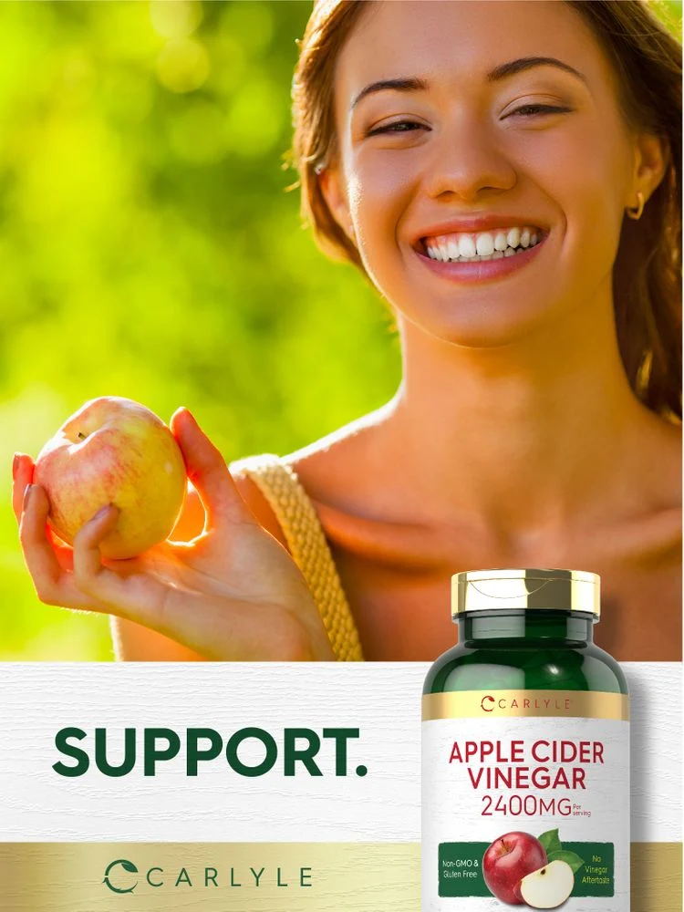 Apple Cider Vinegar 2400mg per serving | 240 Capsules - Image 6