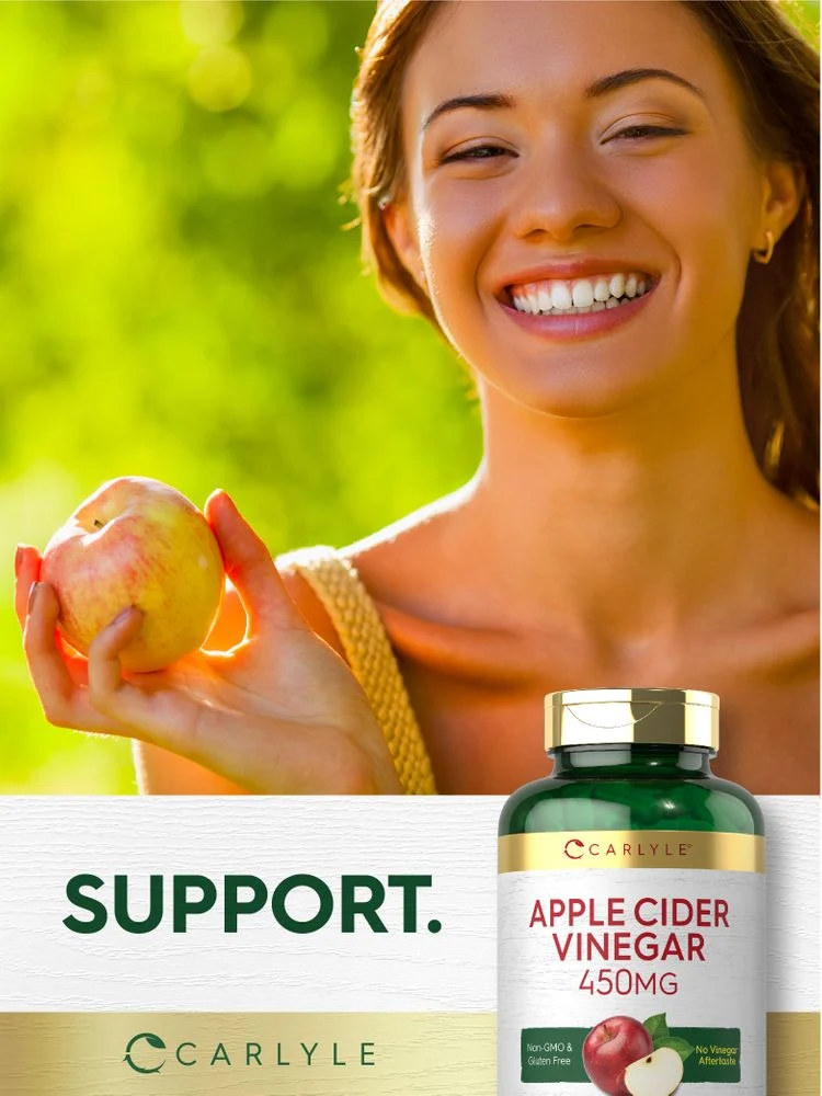 Apple Cider Vinegar 450mg | 200 Capsules - Image 7