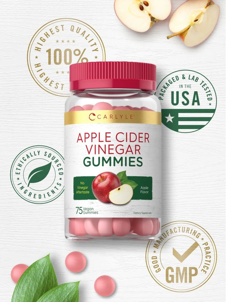 Apple Cider Vinegar 600mg per serving | 75 Gummies - Image 6