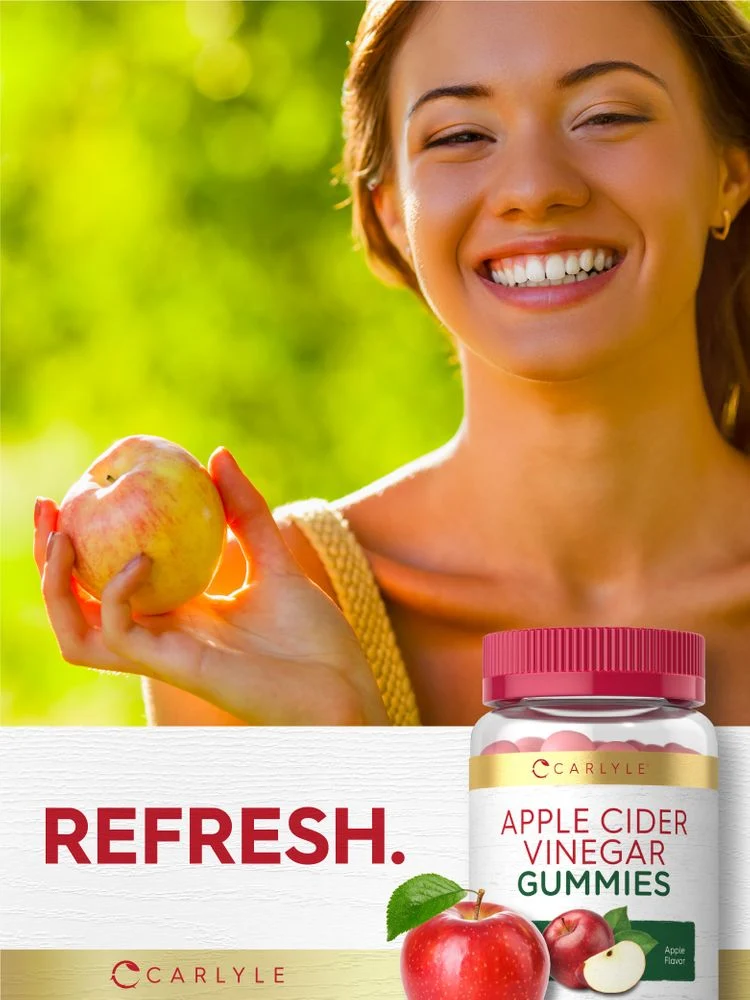 Apple Cider Vinegar 600mg per serving | 75 Gummies - Image 7