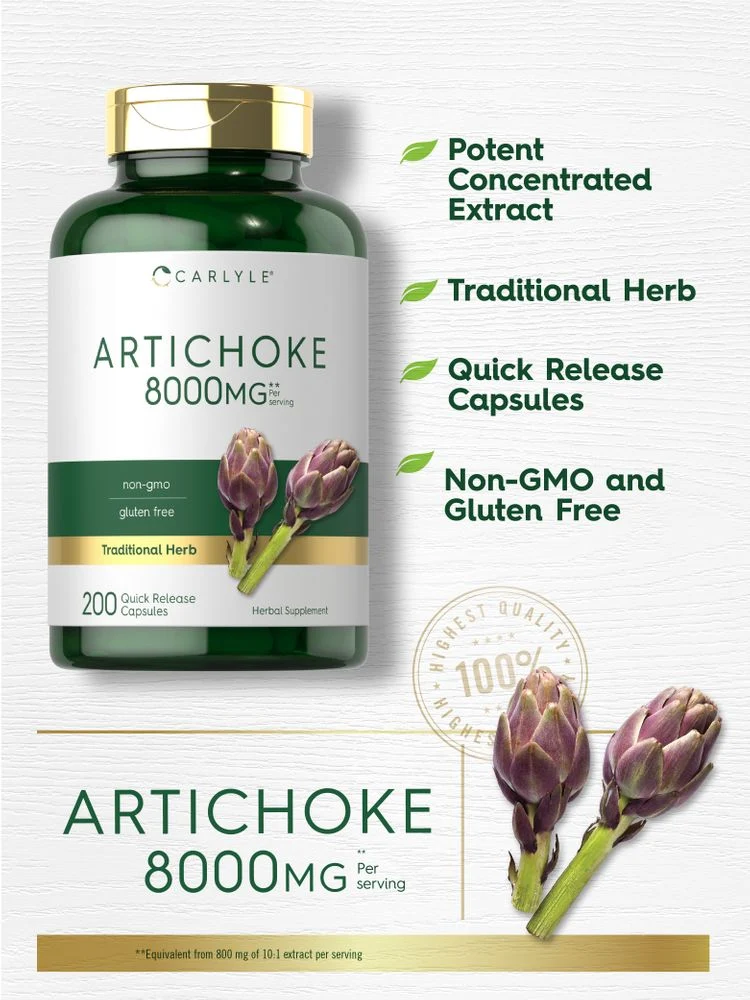 Artichoke Extract | 200 Capsules - Image 3