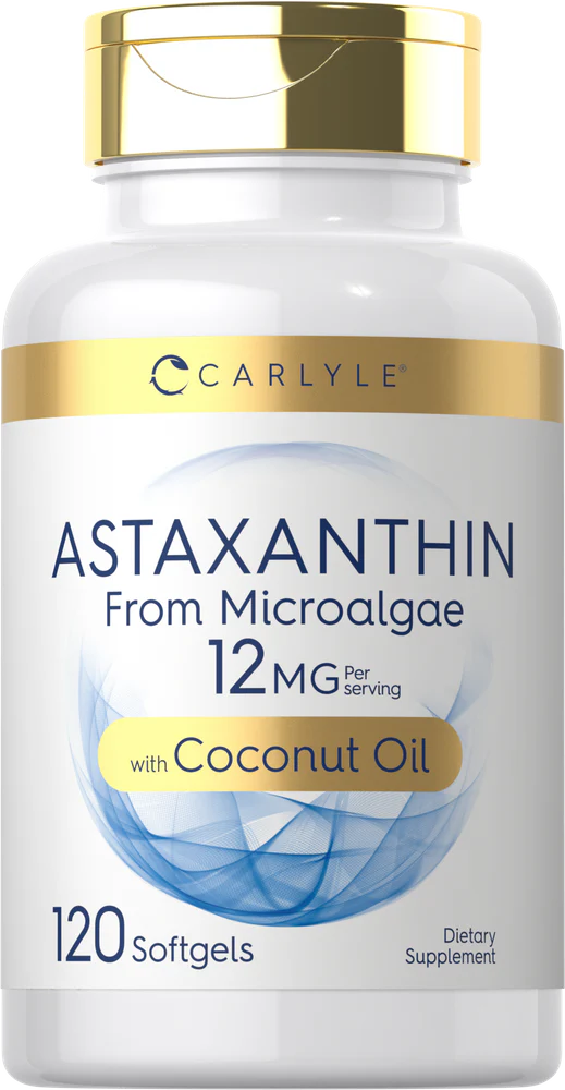 Astaxanthin 12mg per serving with Coconut Oil | 120 Softgels