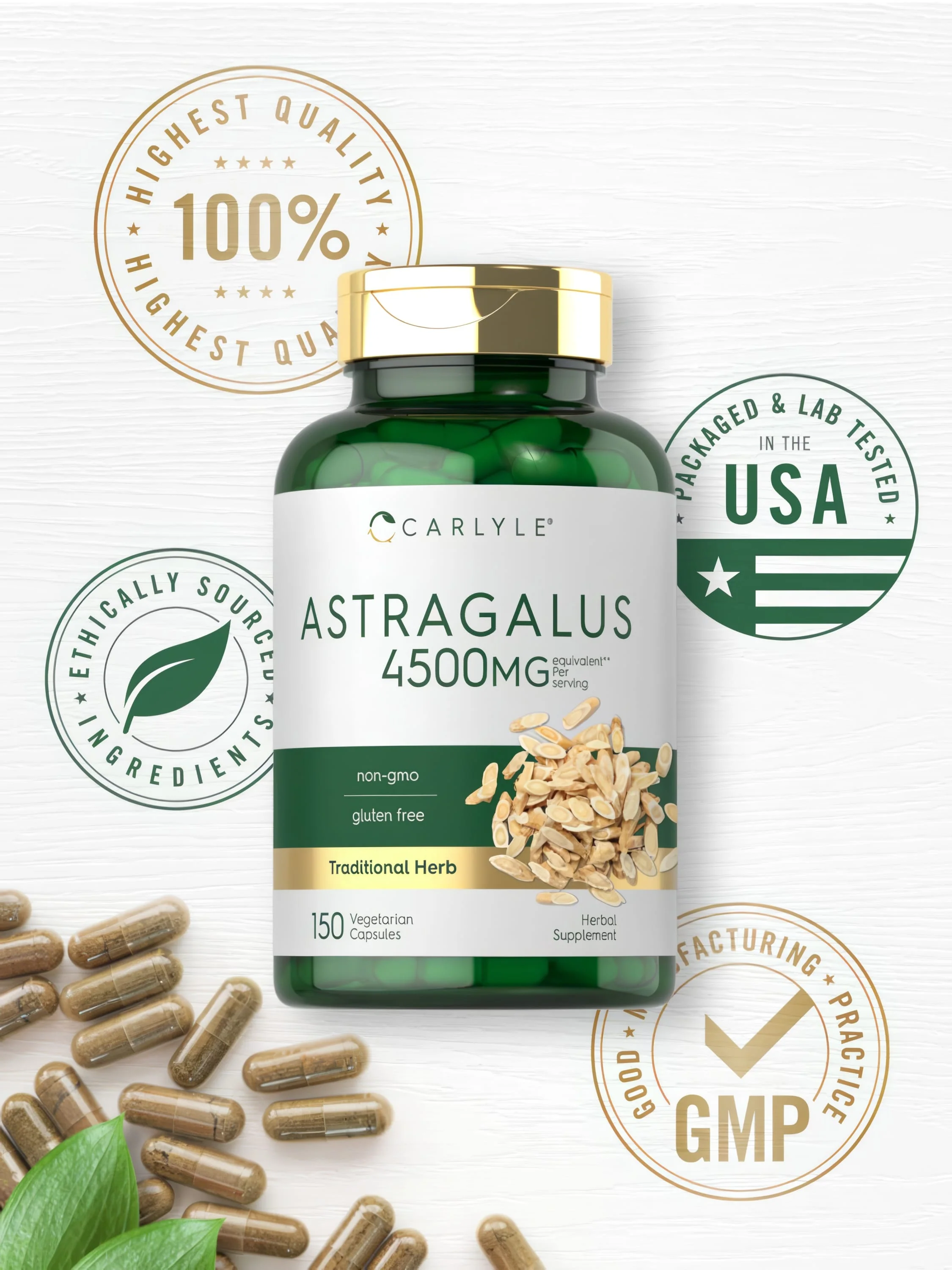 Astragalus Root | 150 Capsules - Image 6