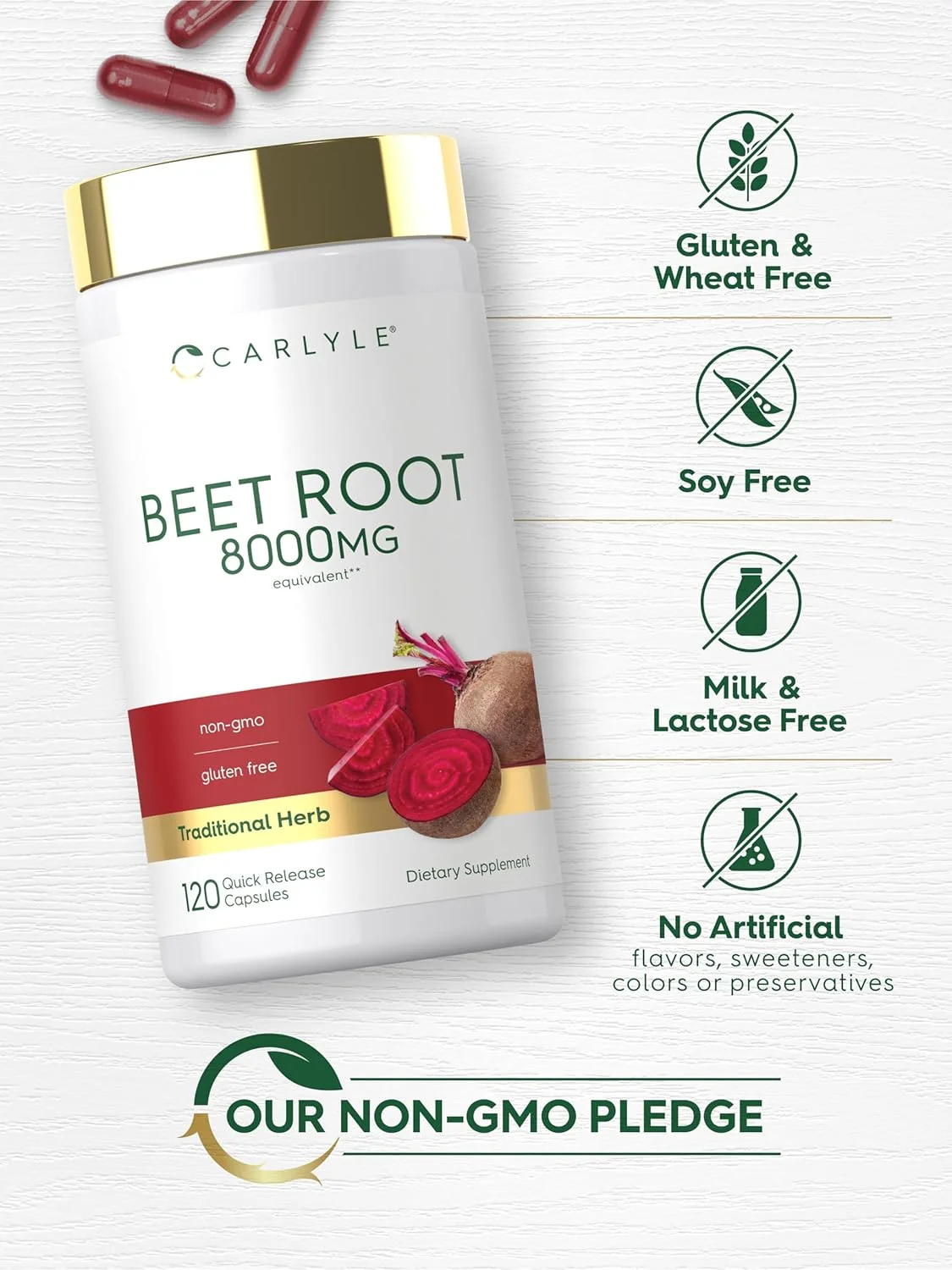 Beet Root | 120 Capsules - Image 5