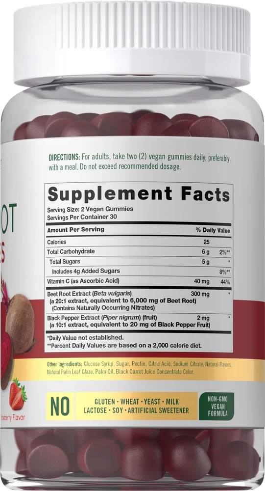 Beet Root | 60 Gummies - Image 2