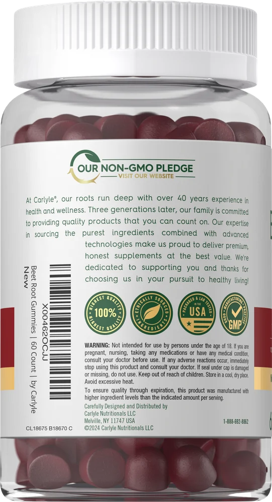 Beet Root | 60 Gummies - Image 3