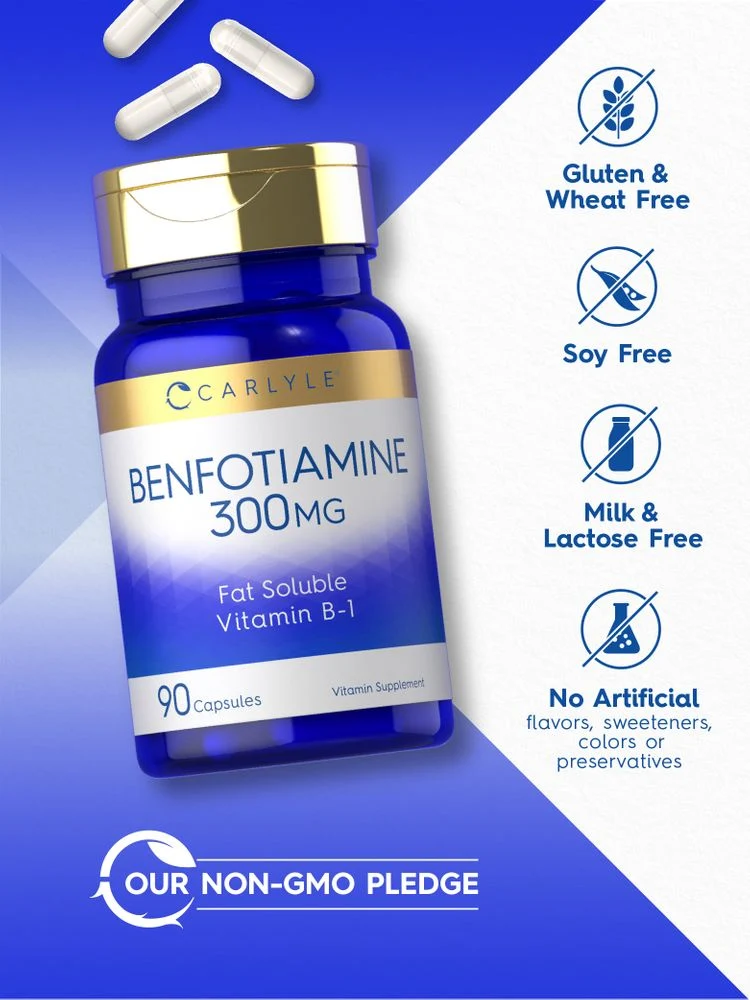 Benfotiamine 300mg | 90 Capsules - Image 4