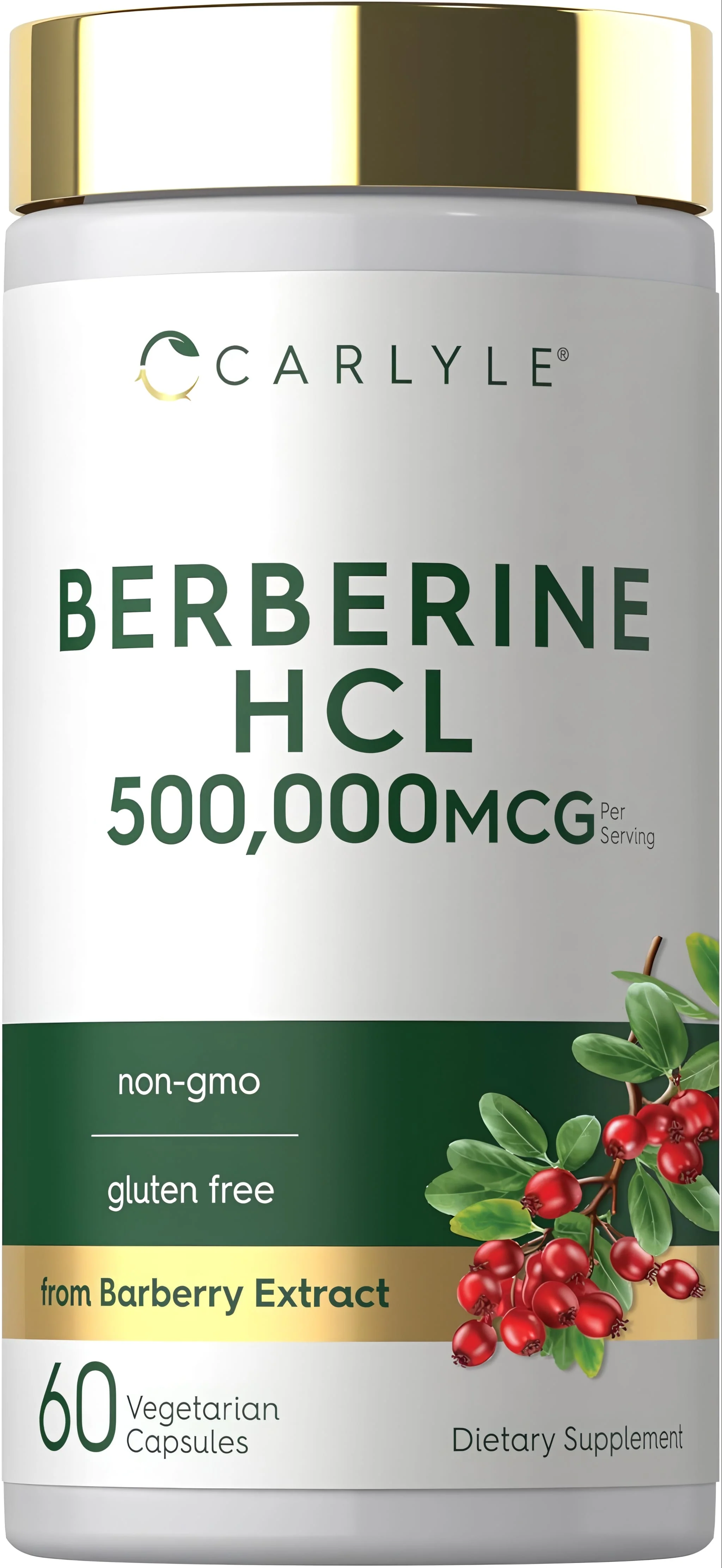 Berberine 500000mcg per serving | 60 Capsules