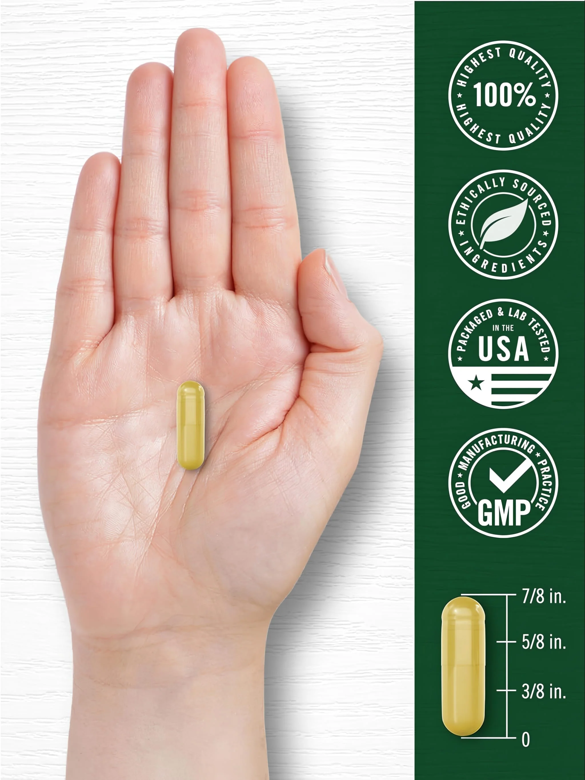 Berberine 500000mcg per serving | 60 Capsules - Image 7