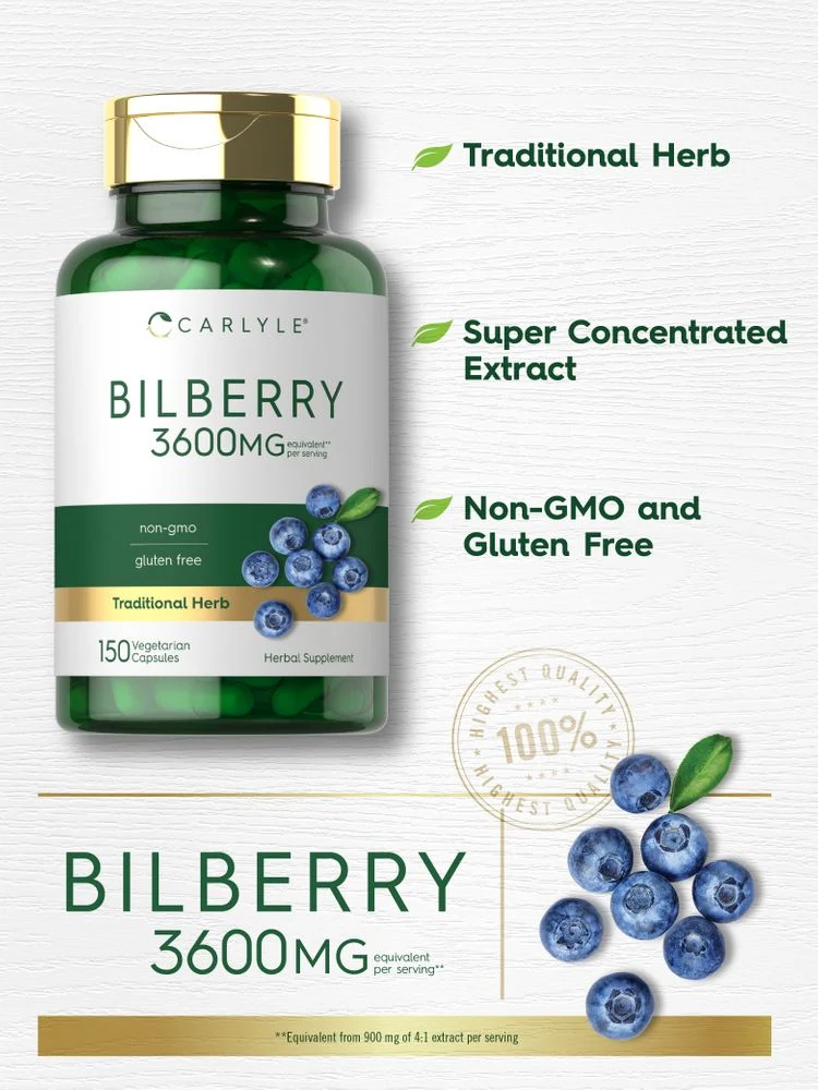 Bilberry Extract | 150 Capsules - Image 4