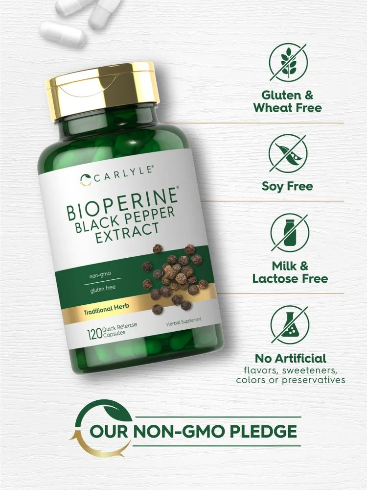 Bioperine 10mg | 120 Capsules - Image 5