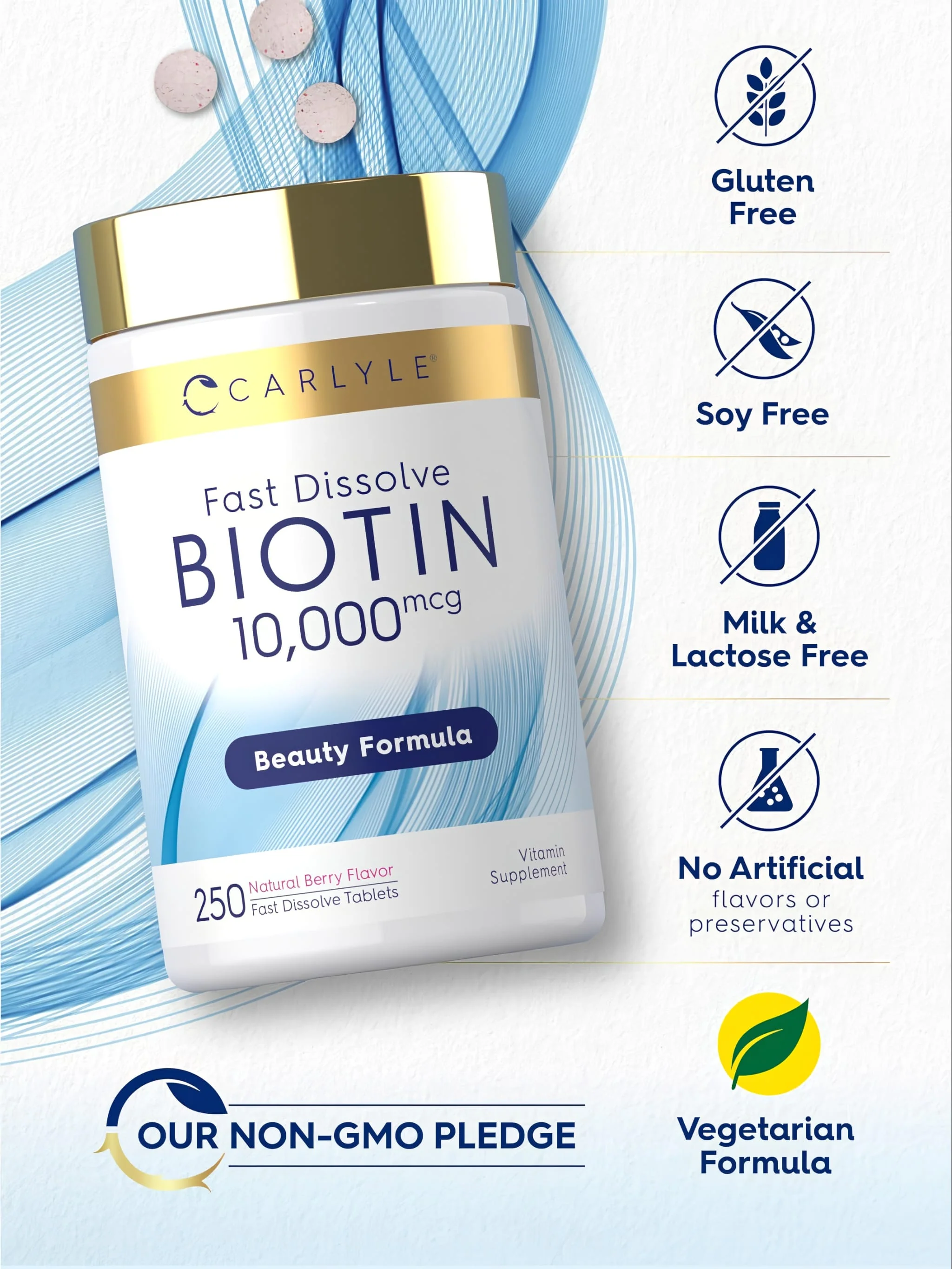 Biotin 10000mcg | 250 Tablets - Image 5