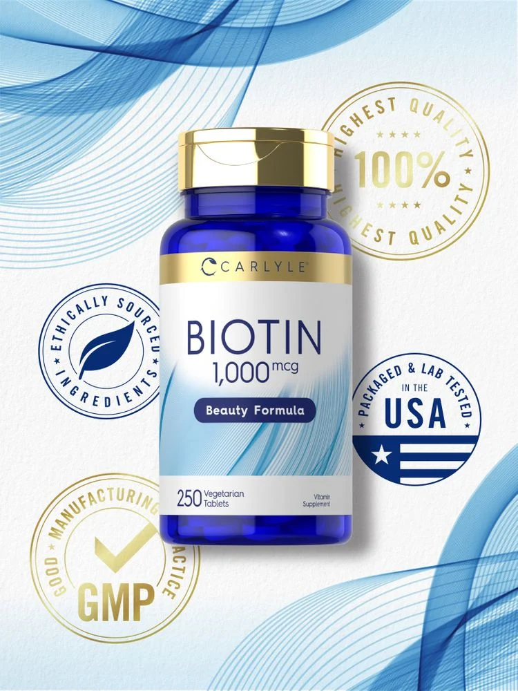 Biotin 1000mcg | 250 Tablets - Image 5