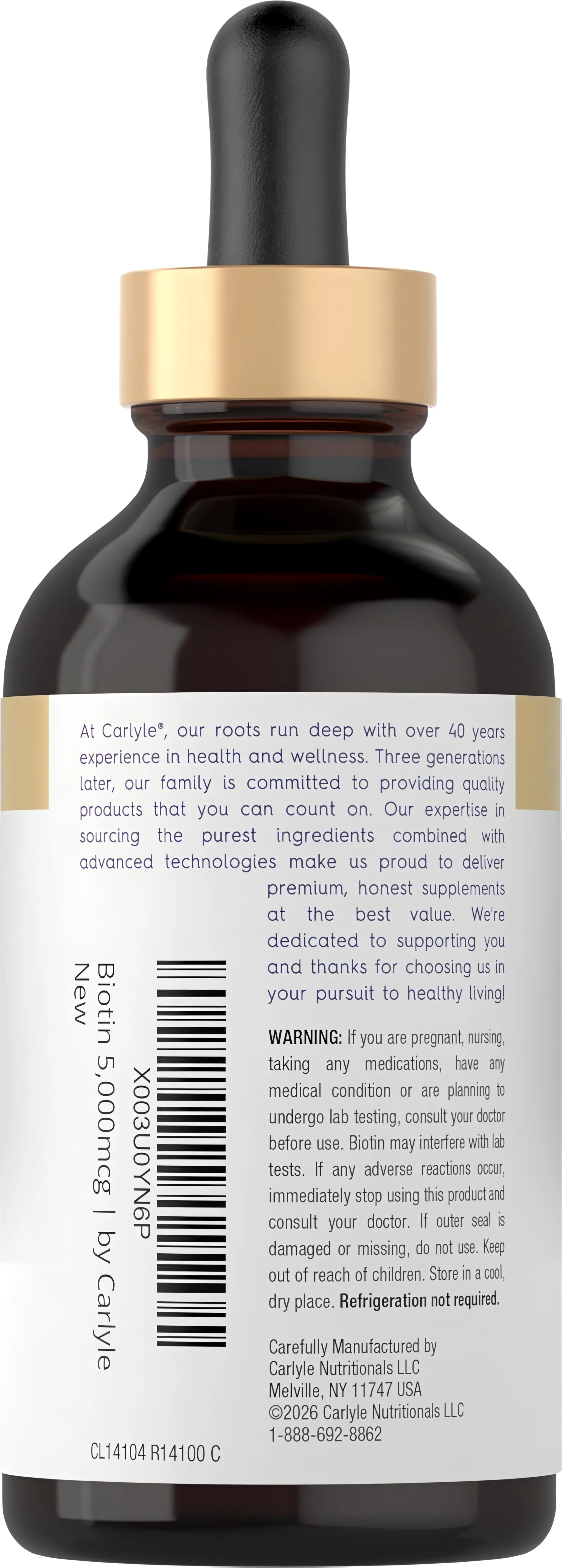 Biotin 5000mcg | 4oz Liquid - Image 3