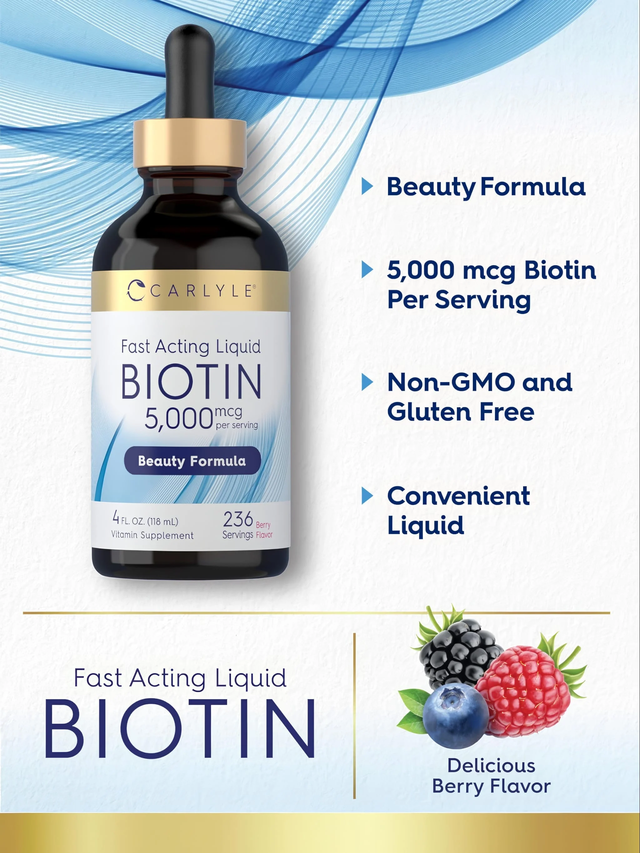 Biotin 5000mcg | 4oz Liquid - Image 4