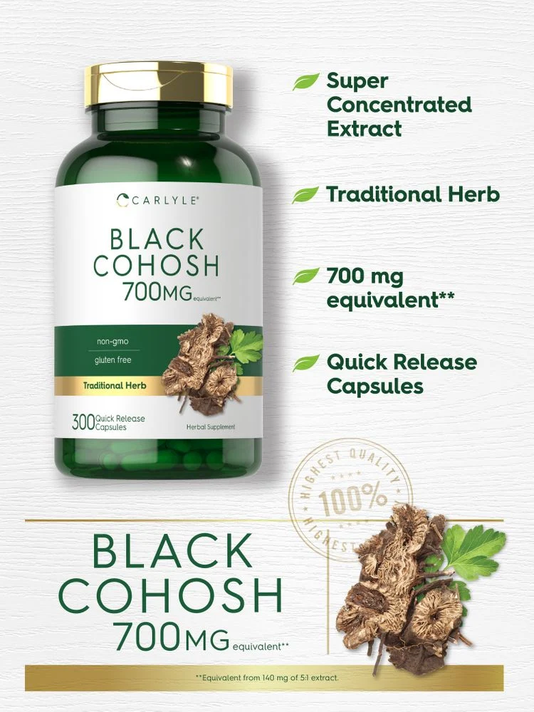 Black Cohosh | 300 Capsules - Image 4