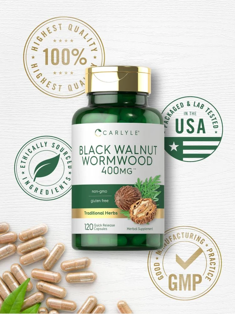 Black Walnut Wormwood | 120 Capsules - Image 5