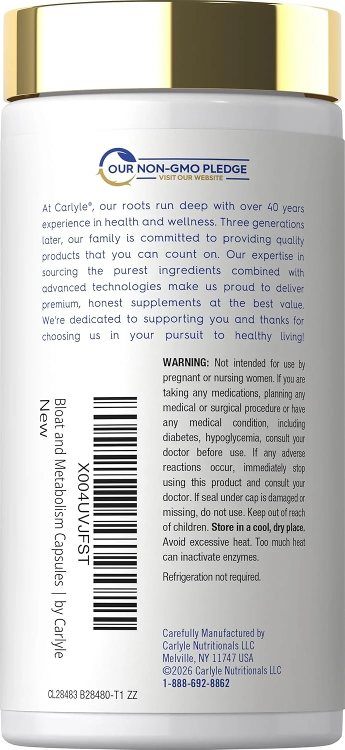 Bloat and Metabolism Probiotic | 90 Capsules - Image 3