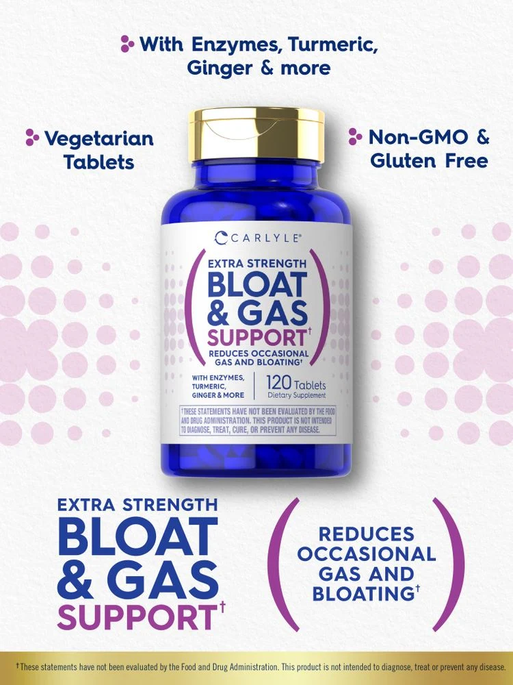 Bloat & Gas Support | 120 Tablets - Image 4
