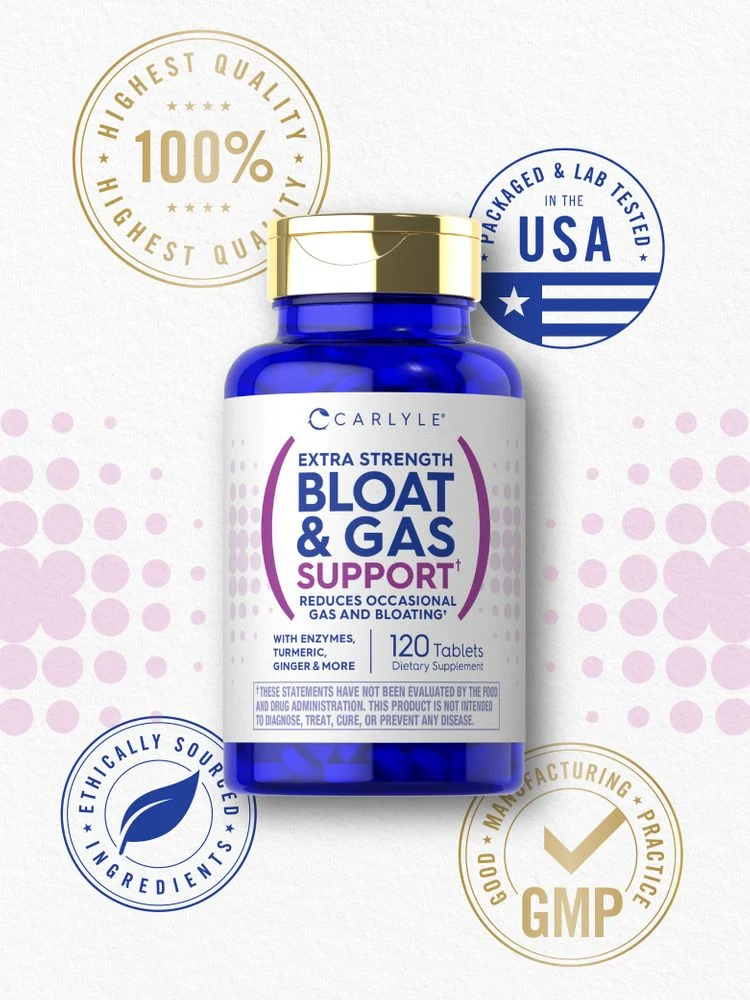 Bloat & Gas Support | 120 Tablets - Image 6