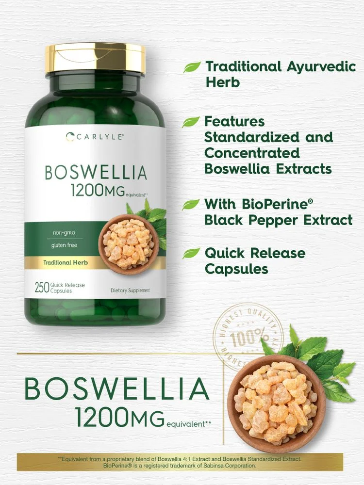 Boswellia Extract | 250 Capsules - Image 4