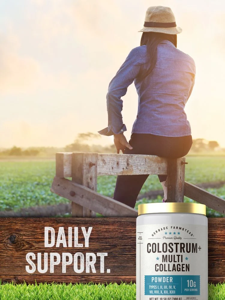 Bovine Colostrum & Collagen Powder 10.58 Oz | Unflavored - Image 6