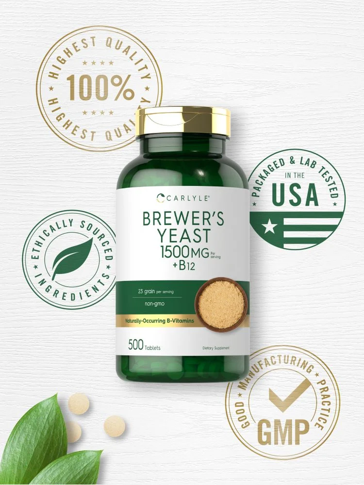 Brewers Yeast 1500mg per serving | 500 Tablets - Image 5