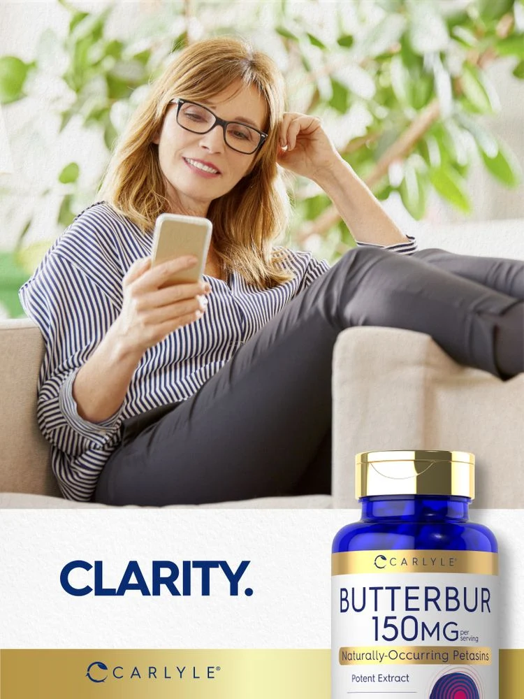 Butterbur Extract Standardized 150mg per serving | 180 Capsules - Image 6