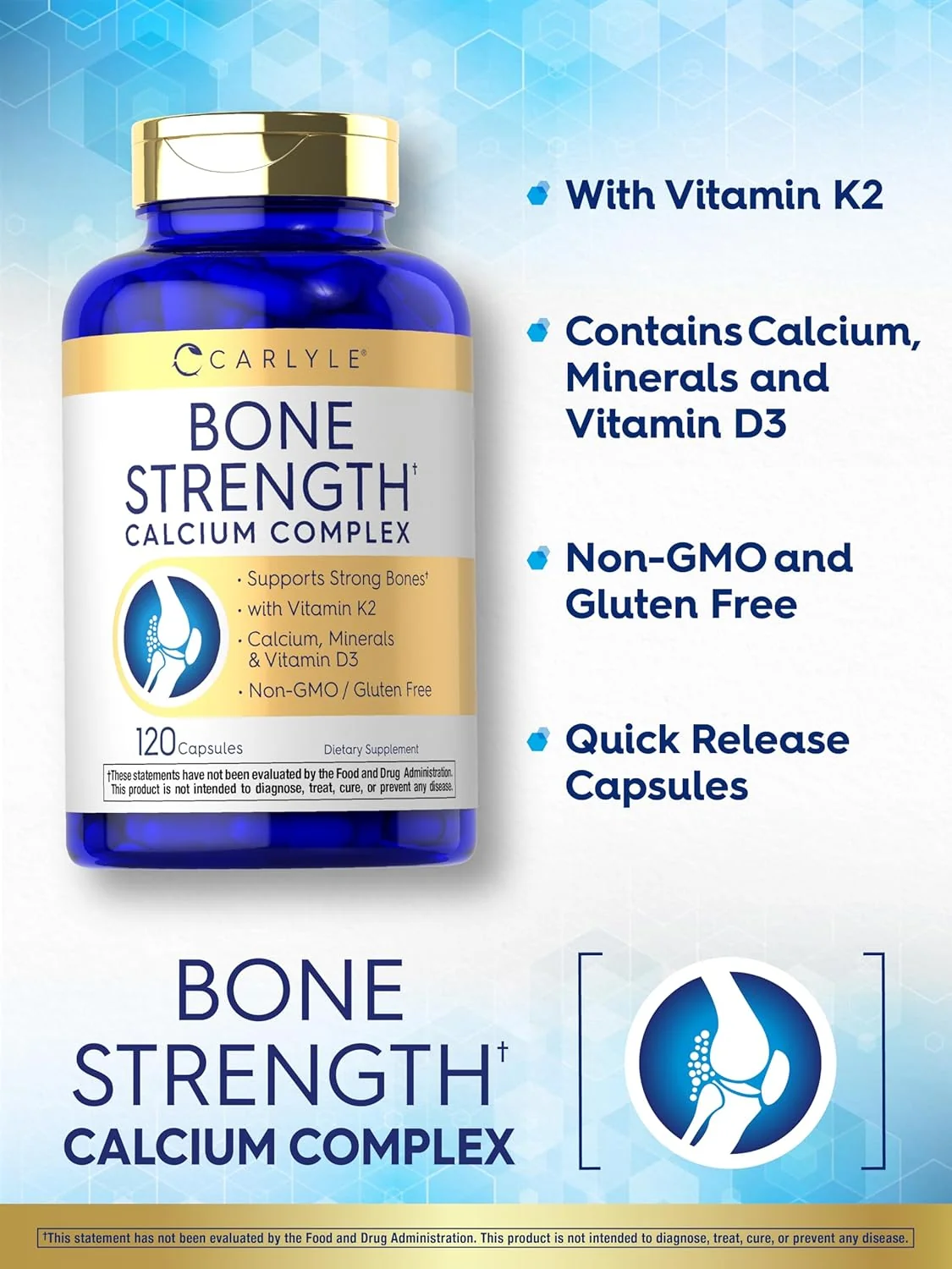 Calcium Complex | 120 Capsules - Image 4