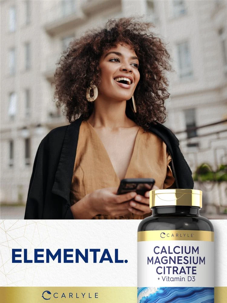 Calcium Magnesium Citrate with Vitamin D-3 | 150 Capsules - Image 7