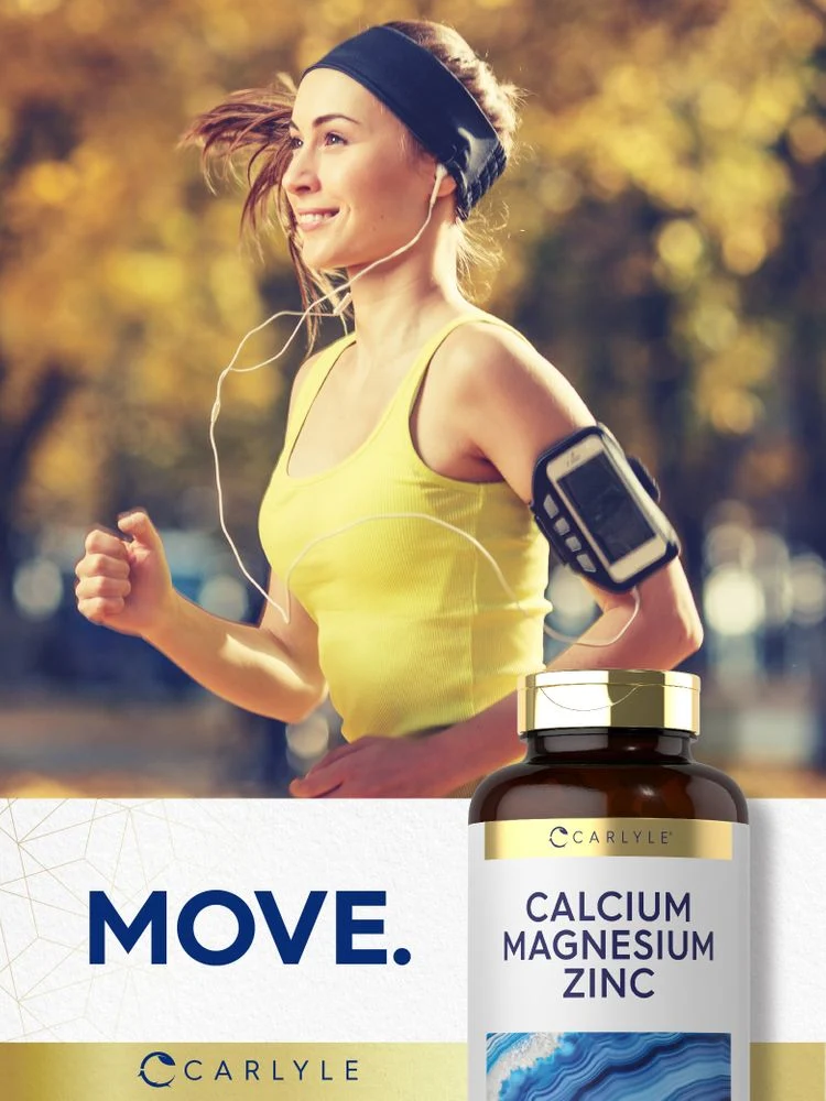 Calcium Magnesium Zinc | 300 Caplets - Image 7
