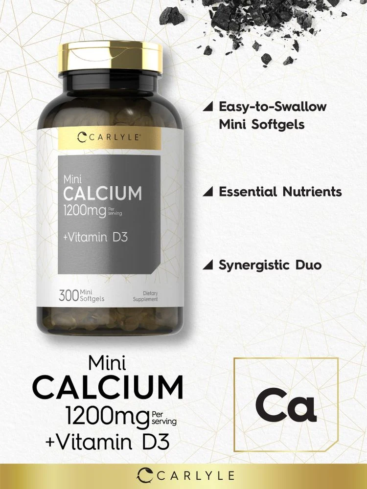 Calcium with Vitamin D-3 | 300 Softgels - Image 3