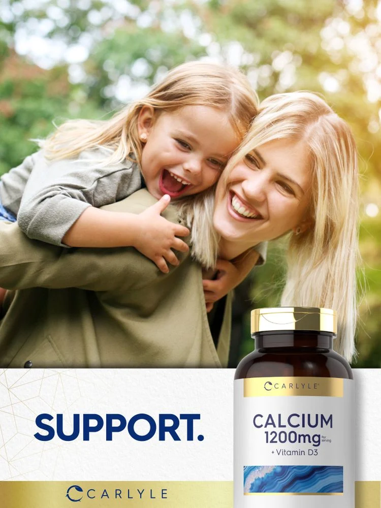 Calcium with Vitamin D | 300 Caplets - Image 7
