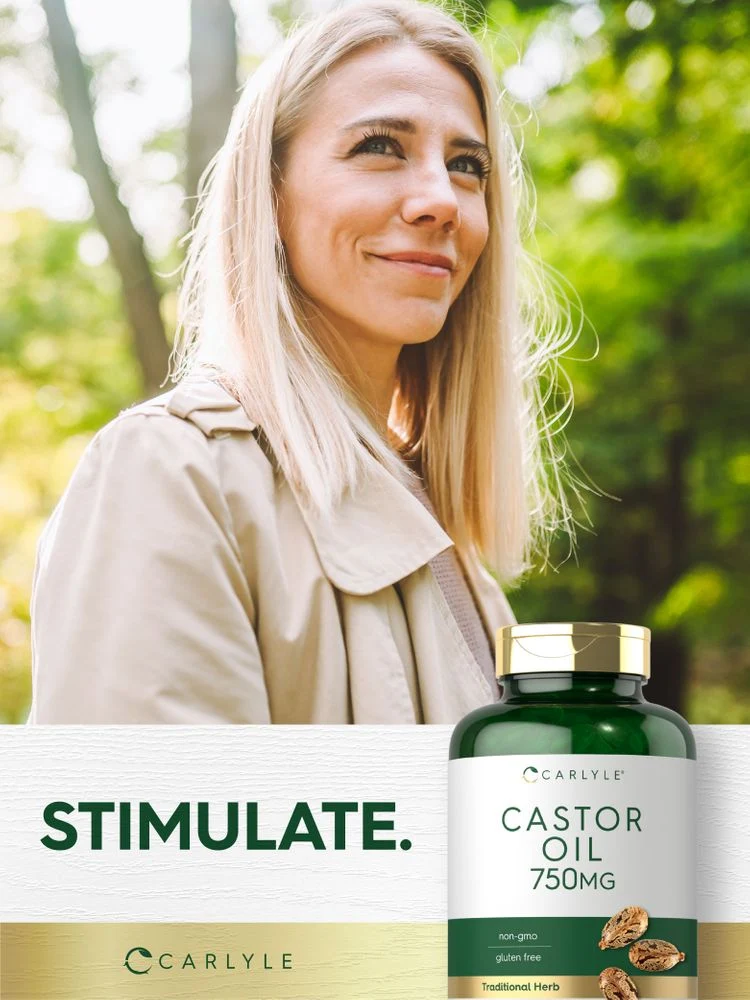 Castor Oil 750mg | 200 Softgels - Image 6