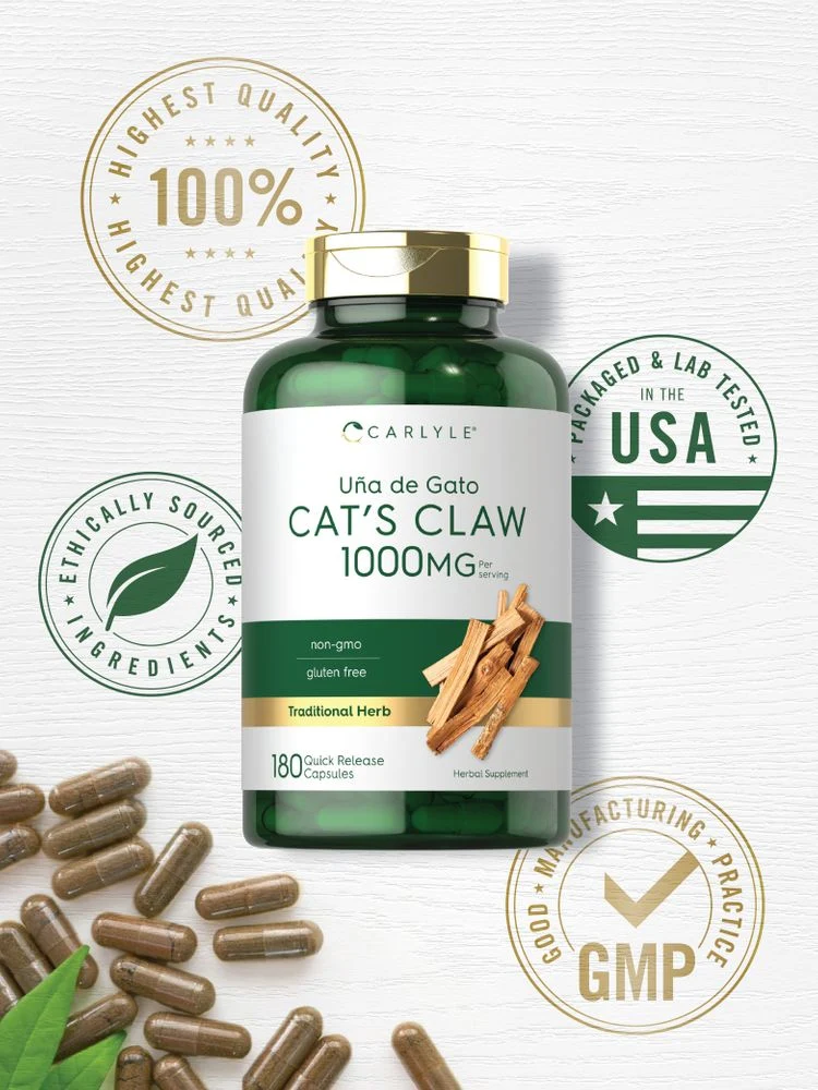 Cat's Claw 1000mg per serving | 180 Capsules - Image 5