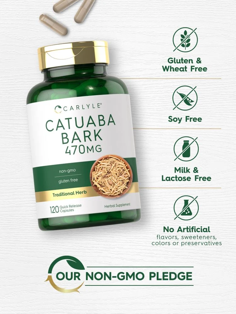 Catuaba Bark 470mg | 120 Capsules - Image 4