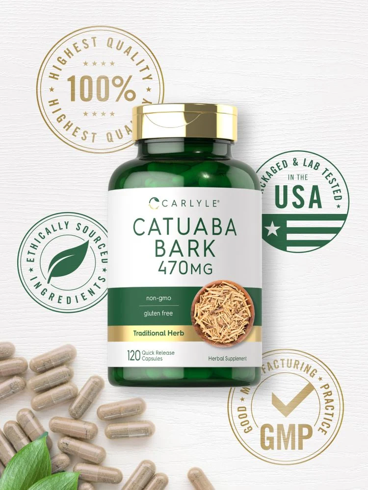 Catuaba Bark 470mg | 120 Capsules - Image 5