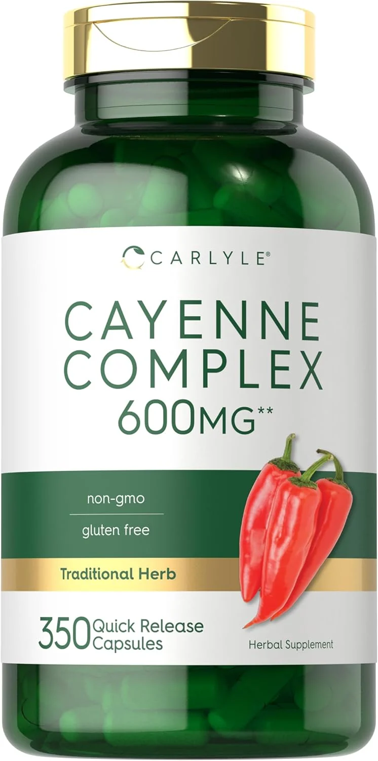 Cayenne Pepper Supplement | 350 Capsules