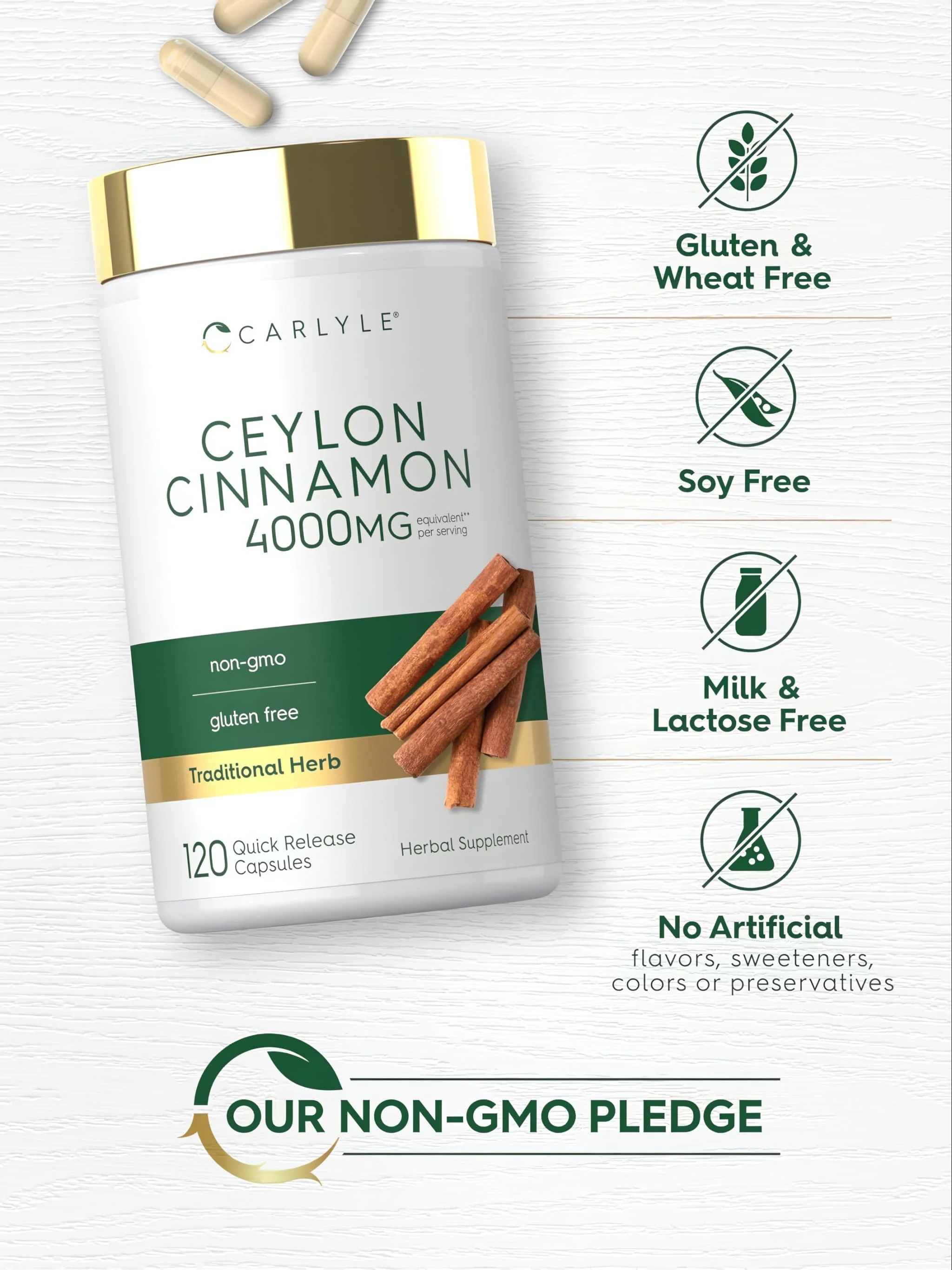 Ceylon Cinnamon | 120 Capsules - Image 4
