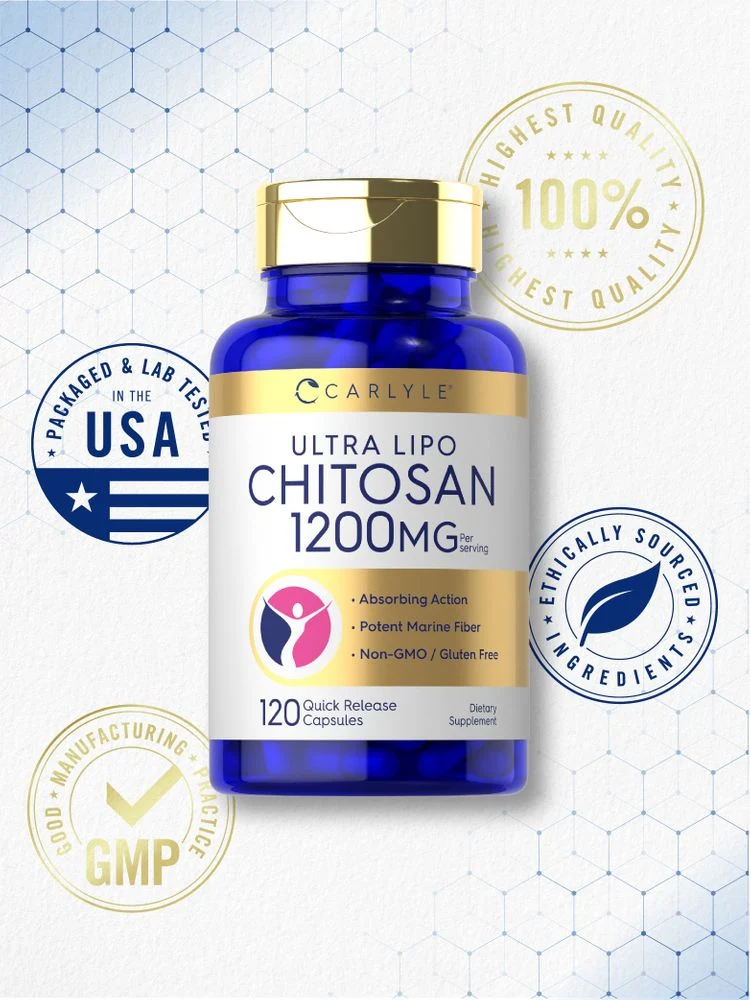 Chitosan 1200mg per serving | 120 Capsules - Image 5
