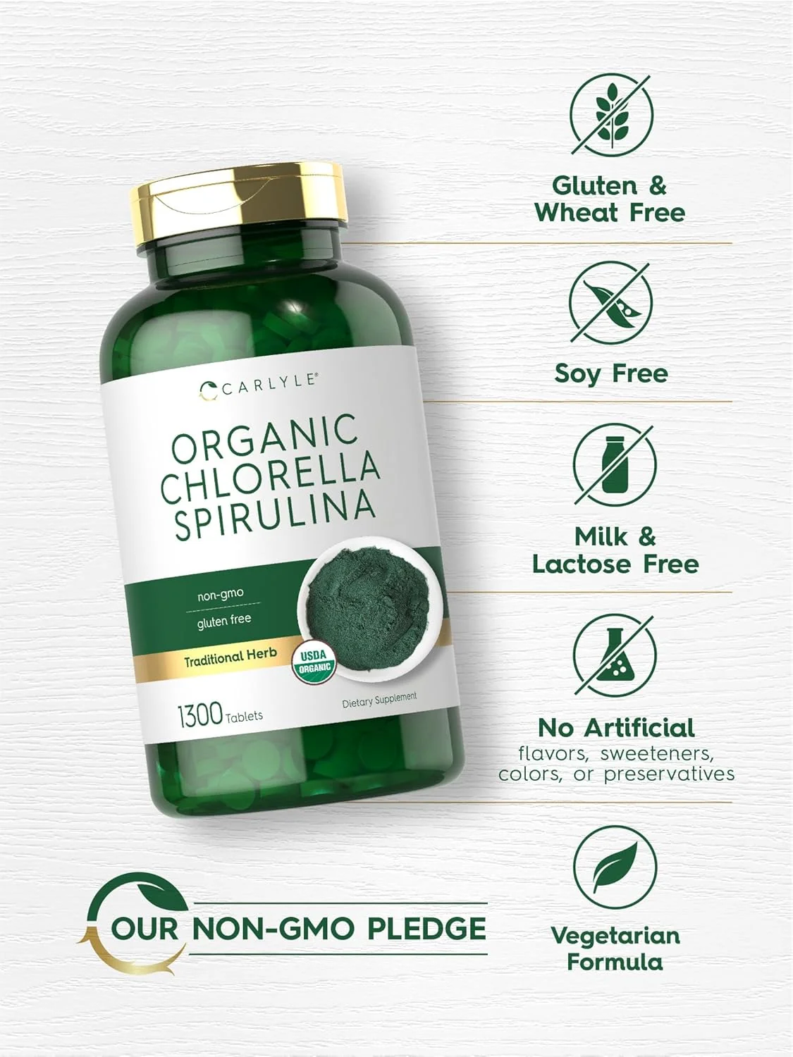 Chlorella Spirulina | 1300 Tablets - Image 5