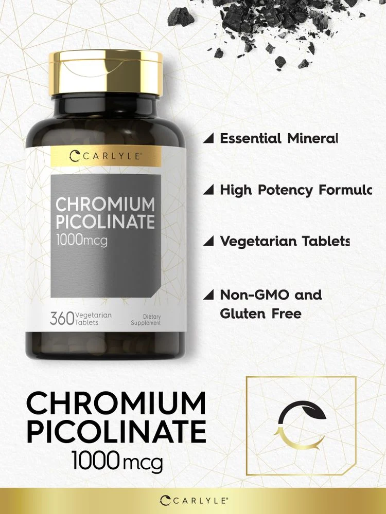 Chromium Picolinate 1000mcg | 360 Tablets - Image 3