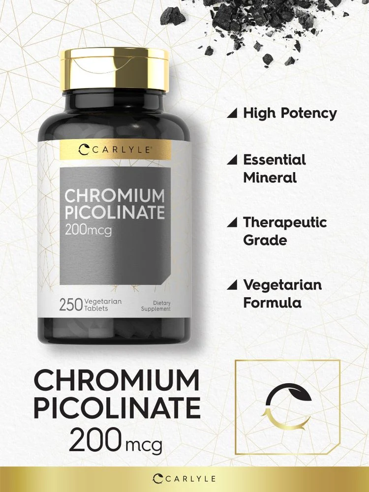 Chromium Picolinate 200mcg | 250 Tablets - Image 3