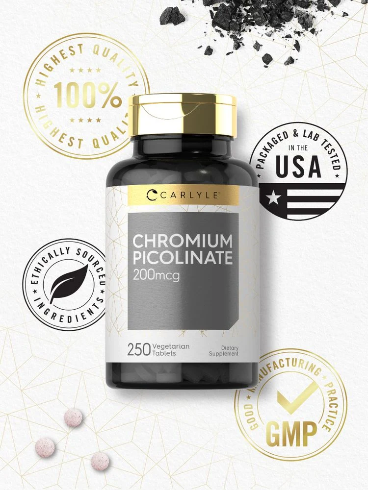 Chromium Picolinate 200mcg | 250 Tablets - Image 5
