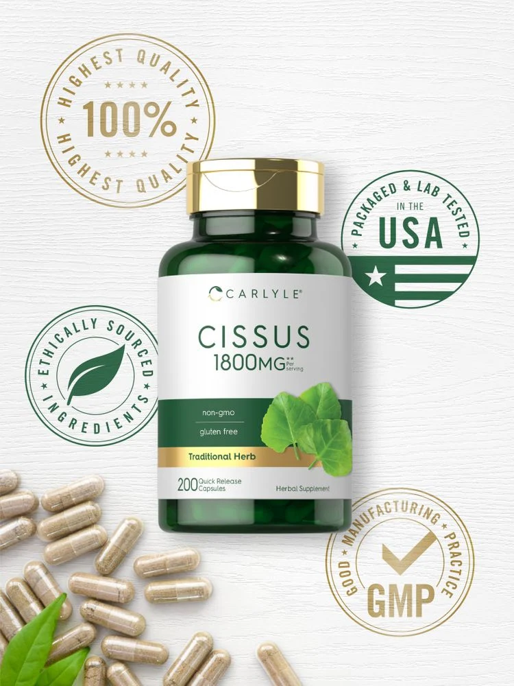 Cissus Quadrangularis | 200 Capsules - Image 5