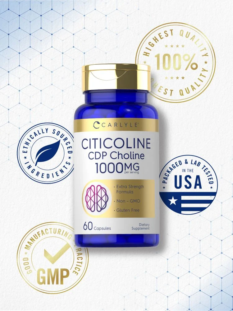 Citicoline CDP Choline 1000mg per serving | 60 Capsules - Image 5