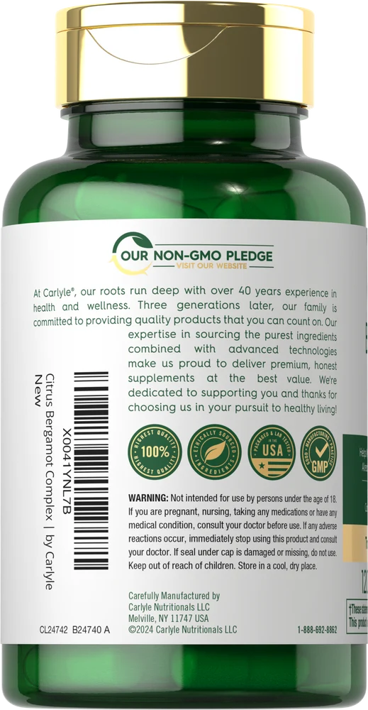 Citrus Bergamot | 120 Capsules - Image 3